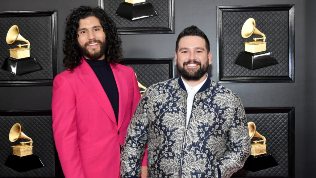 Dan & Shay pictured at last years Grammys. Image source: iheart.com. 