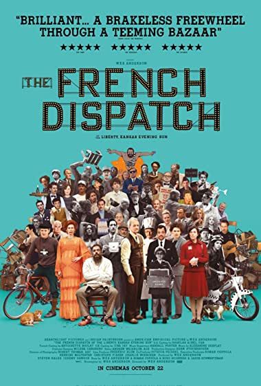 The poster for the film, The French Dispatch. Image source- Pintrest, IMDb. 