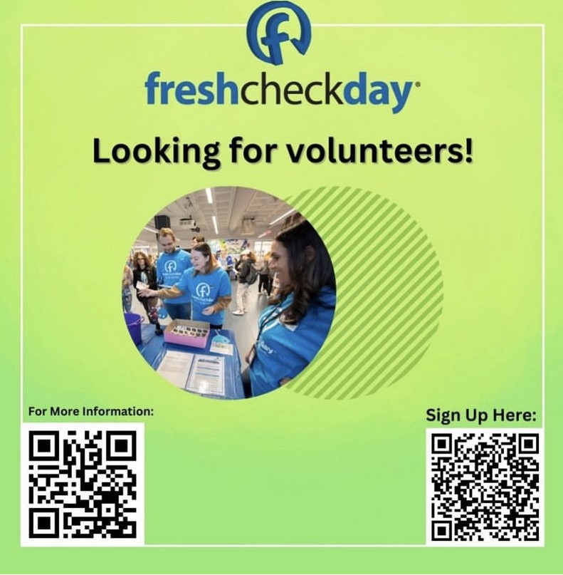 Fresh Check Day is still looking for volunteers! Check your school emails. Photo courtesy of @reachoutwsu on Instagram. 