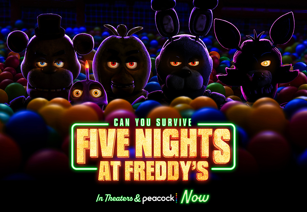 Five Nights at Freddys promotional poster.
